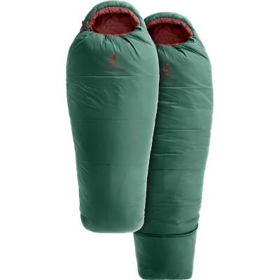 Deuter Детски спален чувал Deuter Kid's Starlight Pro Kids' sleeping bag - Seagreen / Redwood - размер 130-170 cm (516-0216-0111)