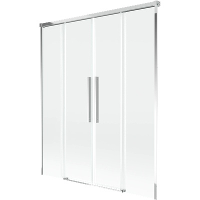 Mexen Rox двакрил параван за вана, плъзгащ се, 150 x 150 см, прозрачен, хром - 8C9-150-002-01-00 (8C9-150-002-01-00)