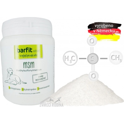Barfit vital MSM 500 g