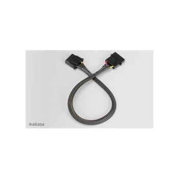 Napájací kábel AKASA AK-CBPW02-30 4pin Molex Power 0.3m (AK-CBPW02-30)