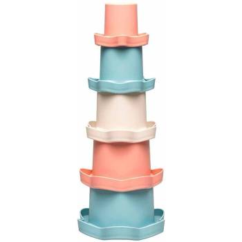 NIP Бебешка играчка NIP Play Green - Stacking Cups, 5 броя (4000821370883)