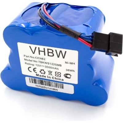 VHBW Ecovacs Deebot D800 / D810 / D830 3000 mAh
