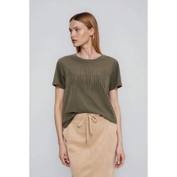 Moodo Маслинена блуза с джобове Moodo Moodo | Zelen | ЖЕНИ | XXL