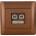 ELMARK Rhyme rj11+rj45 КОНТАКТ КАФЕ МЕТАЛИК (11736)