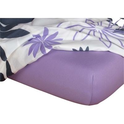 Dadka prostěradlo jersey fialové 100x200x18