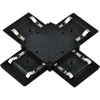 ELMARK El-xc x-КОНЕКТОР ЗА ultra slim МАГН. РЕЛСА ЧЕРЕН (93usxc/bl)