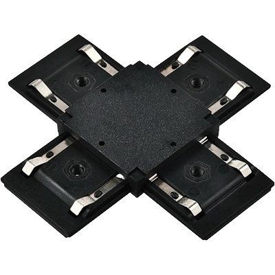 ELMARK X-КОНЕКТОР за Ultra Slim магнитна релса ELMARK EL-XC - 1 COLOUR SERIES, черен (93USXC/BL)