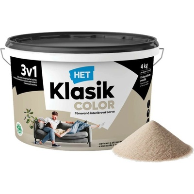 HET Klasik Color 3v1 - 8kg, KC0218 Béžový pískový