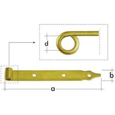 Domax ZP 800/16 Záves pásový 800x40x5 mm