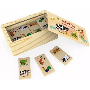 Hausmann Дървено домино - фермерски животни (130880)