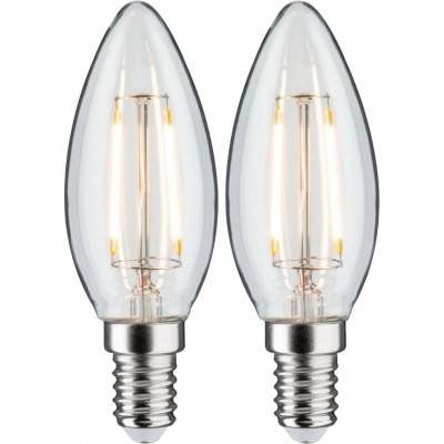 Paulmann LED svíčka Filament E14 230V 2x250lm 2x2,7W 2700K čirá