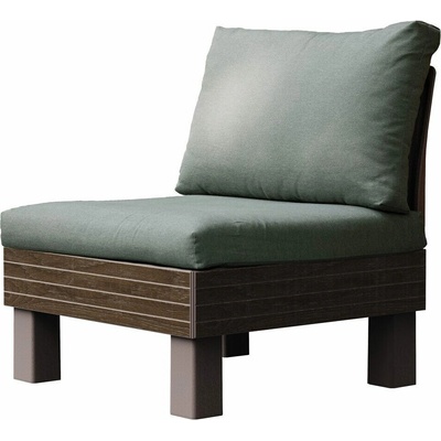 Keter ELEMENTS SIGNATURE zahradní plastové křeslo walnut