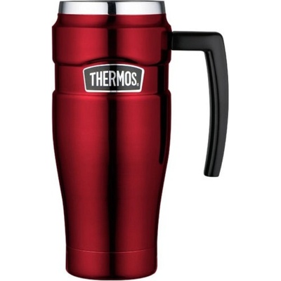 Thermos Vodotěsný termohrnek s držadlem červená 470 ml