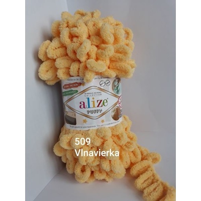 Alize Puffy 509 žlta bananová