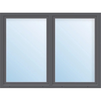 Aron Basic dvojkrídlové biele/antracit 1450 x 2100 mm