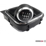 Paolo Топка за скоростен лост с маншон съвместима с VW Golf V/VI 03-12 с 6 скорости - черна