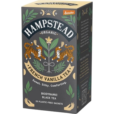 Hampstead Tea London BIO Čierny čaj s vanilkou 20 vrecúšok