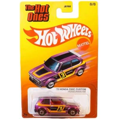 Mattel HOT WHEELS THE HOT ONES КОЛИЧКА 73 Honda Civic Custom (JKX47)