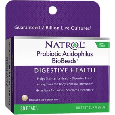 Natrol Probiotic Acidophilus / BioBeads [30 Мъниста]