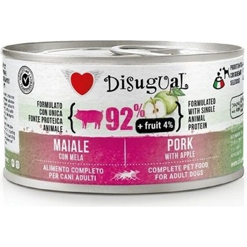 Disigual Консерва куче disugual fruit за пораснали кучета от всички породи - 92% прасе и 4% ябълка, ПАСТЕТ