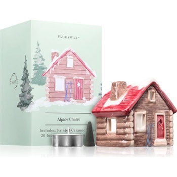 Paddywax Ceramic Houses Alpine Chalet подаръчен комплект
