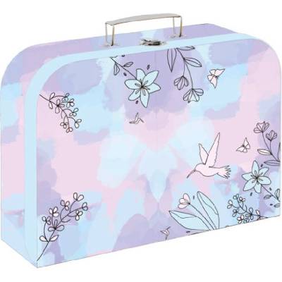 Oxybag Kufřík lamino Kolibřík fialový 34 cm