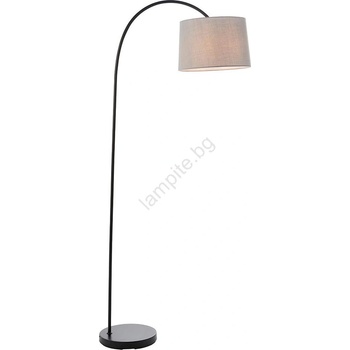 Endon Lighting 78163 - Подова лампа CARLSON 1xE27/60W/230V сива/черна (EN0439)