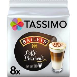 Douwe Egberts Tassimo Jacobs Baileys Latte Macchiato 16 броя (8 напитки)