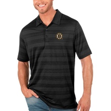 Pánské Tričko Boston Bruins Antigua Compass Polo Black