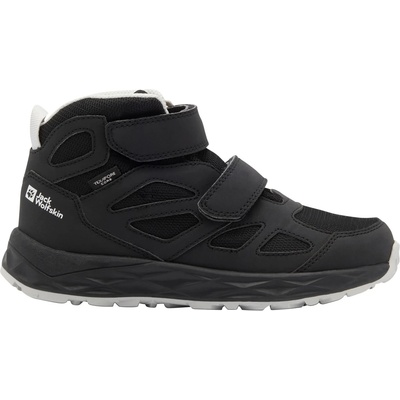 Jack Wolfskin Детски туристически обувки Jack Wolfskin Kid's Woodland 2 Texapore Mid VC Walking boots - Phantom - размер 30 (EU) (702-5269-0215)