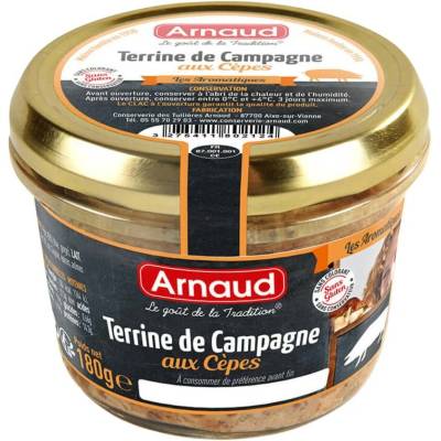 Arnaud Terrine Campagne aux Cépes terrine s hříbky 180 g