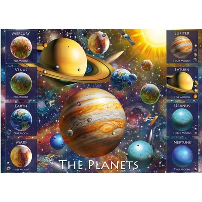 Dino - Puzzle Eight planets XXL - 500 piese