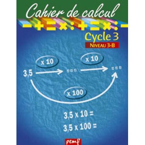 Cahier de calcul cycle 3 niveau 3b | Frein (2008)