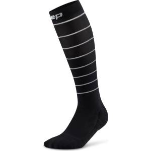 CEP Мъжки компресионни чорапи CEP Pro Run Reflective Tall 2.0 Compression socks - Black (207-0561-0113)