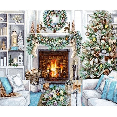 Luca-S Коледен интериор - гоблен със схема b2394