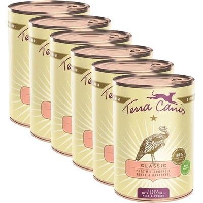 Terra Canis Пуйка с броколи, круша и картофи 6 x 400 г