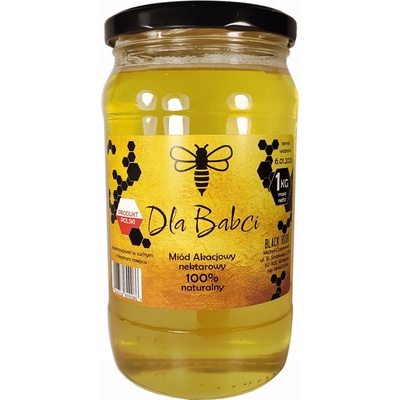 Akátový nektarový med tekutý Black Rook 1 kg