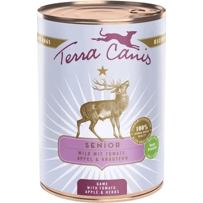 Terra Canis Senior Game с домати, ябълки и билки 400 г