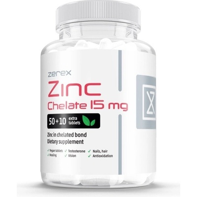 Zerex Zinok v chelátovej väzbe 60 tabliet