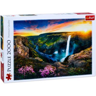 Trefl Пъзел Trefl от 2000 части - Водопадът Хайфос, Исландия (27091)