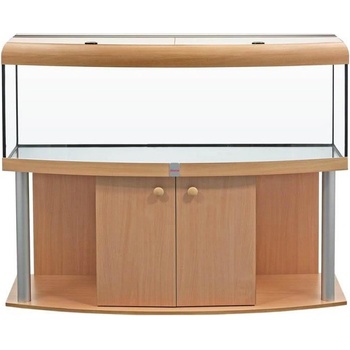 Diversa Comfort LED akvarijní set vypouklý černý 375 l