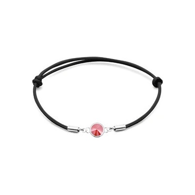 Nubis stříbrný náramek s Crystals from Swarovski Royal Red SX129-RR