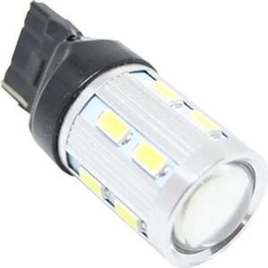  Диодна крушка тип t20 canbus с 16 smd диода и лупа 5630 единична светлина бяла (t2016smdw)