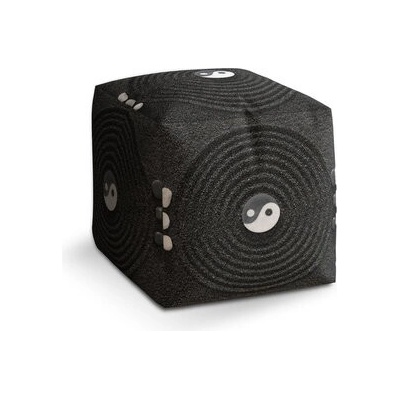 Sablio Taburet Cube Jin a jang: 40x40x40 cm