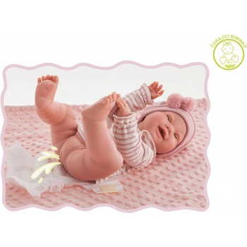 Antonio Juan 50160 MIA žmurkacia a cikajúci realistická bábätko s celovinylovým telom 42 cm