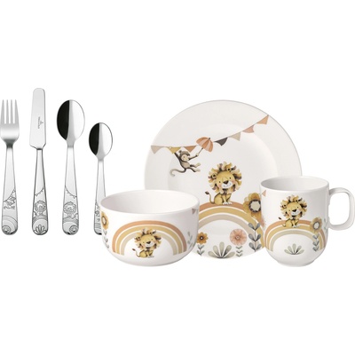 Villeroy & Boch Детски съдове Roar like a Lion с прибори за хранене 7 части (14-8673-8435)