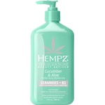 Hempz Cucumber Aloe Herbal Body Moisturizer Лосион за тяло унисекс 500ml Лосион за тяло