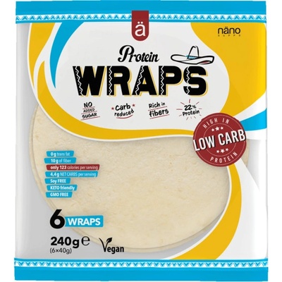 Näno Supps Protein wraps 6ks 240 g – Zbozi.Blesk.cz