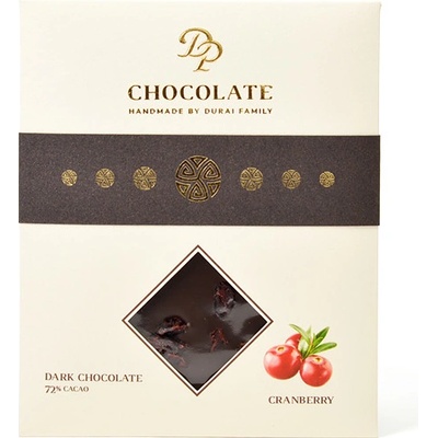 DP chocolate čokoláda Basic horká s brusnicami 70 g