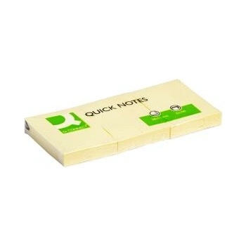 Bloček Q-CONNECT žltý 38x51mm 3x100 l